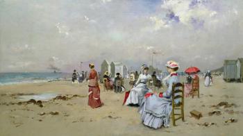 La Plage de Trouville | Obraz na stenu