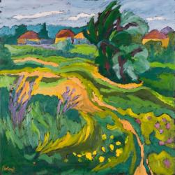 Village End, 2006 (oil on board) | Obraz na stenu