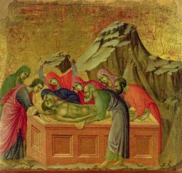 Maesta: The Burial of Christ, 1308-11 | Obraz na stenu