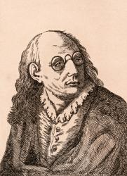 Luca Giordano, illustration from '75 Portraits Of Celebrated Painters From Authentic Originals', published in London, 1817 (engraving) | Obraz na stenu