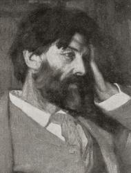 Robert Seymour Bridges, 1844 1930. British poet and poet laureate from 1913 to 1930. From The Poetical Works of Robert Bridges, published 1936. | Obraz na stenu