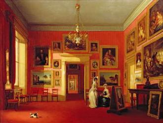 Lord Northwick's Picture Gallery at Thirlestaine House, c.1846-47 (oil on canvas) | Obraz na stenu
