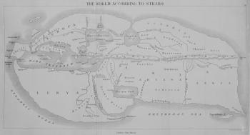 The World According to Strabo (engraving) | Obraz na stenu