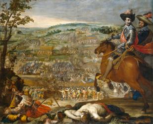 Victory at Fleurus in 1622 (oil on canvas) | Obraz na stenu