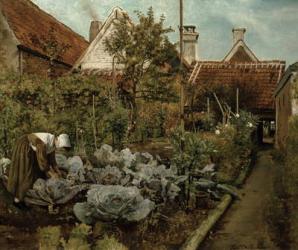 A Flemish Garden | Obraz na stenu