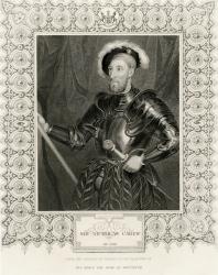 Sir Nicholas Carew (engraving) | Obraz na stenu