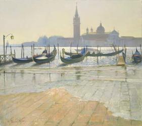 Venice at Dawn (oil on canvas) | Obraz na stenu