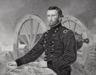 Ulysses S. Grant (1822-85) (litho) | Obraz na stenu