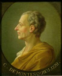 Portrait of Charles de Montesquieu (1689-1755), French philosopher and jurist, 1728 (oil on canvas) | Obraz na stenu