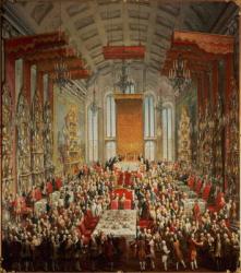 Coronation Banquet of Joseph II in Frankfurt, 1764 | Obraz na stenu