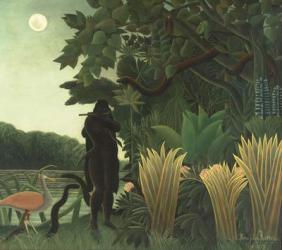 The Snake Charmer, 1907 (La Charmeuse de serpents) (oil on canvas) | Obraz na stenu