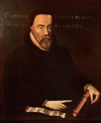 William Tyndale, also spelled Tynsdale, Tindall, Tindill, Tyndall c.?14941536. English scholar who became a leading figure in Protestant reform. From Impressions of English Literature, published 1944. | Obraz na stenu