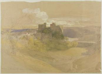 Conway Castle (graphite, w/c and gouache on paper mounted on card) | Obraz na stenu