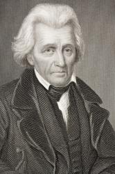 Andrew Jackson, from 'Gallery of Historical Portraits', published c.1880 (litho) | Obraz na stenu