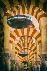 Cordoba, Cordoba Province, Andalusia, southern Spain. Interior of La Mezquita, or Great Mosque. The Historical Centre of Cordoba is a UNESCO World Heritage Site. | Obraz na stenu