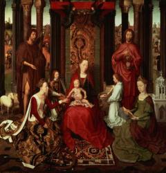 Mystic Marriage of St. Catherine and Other Saints | Obraz na stenu