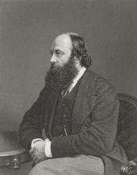 Robert Arthur Talbot Gascoyne-Cecil, 3rd Marquess of Salisbury, 1883 (engraving) | Obraz na stenu