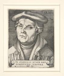 Portrait of Martin Luther, 1530 (engraving) | Obraz na stenu