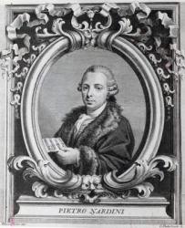 Pietro Nardini, engraved by G. Batta Cechi (engraving) | Obraz na stenu