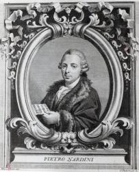 Pietro Nardini, engraved by G. Batta Cechi (engraving) | Obraz na stenu