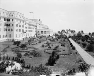 Hotel Royal Palm, Miami, Florida, c.1900 (b/w photo) | Obraz na stenu