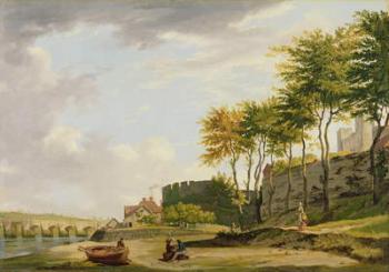 The Medway at Rochester, 1776 (oil on canvas) | Obraz na stenu