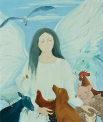 Protecting Angel, 2012 (oil on canvas) | Obraz na stenu