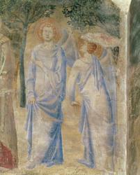 Angels from the Chapel of St. Jean, 1347 (fresco) | Obraz na stenu