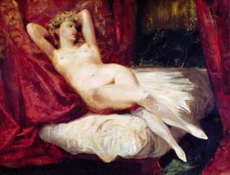 Woman with White Stockings (oil on canvas) | Obraz na stenu