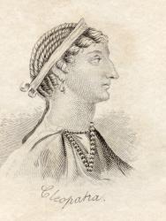 Cleopatra, from 'Crabb's Historical Dictionary', published 1825 (litho) | Obraz na stenu