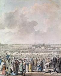 The Festival of the Federation at the Champ de Mars, 14 July 1790 (w/c on paper) | Obraz na stenu