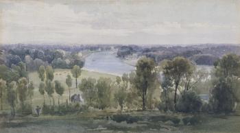 Richmond Hill, 1830 (w/c on paper) | Obraz na stenu