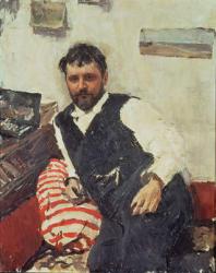 Portrait of Konstantin Korovin (1861-1939), 1891 (oil on canvas) | Obraz na stenu