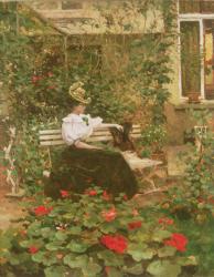 Flowers on the Terrace | Obraz na stenu