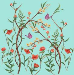 Oriental Floral, 2016, (watercolour and gouache) | Obraz na stenu