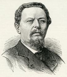 Emile Breton (1831-1902) from the 'Illustrated London News' May 1884 (engraving) | Obraz na stenu