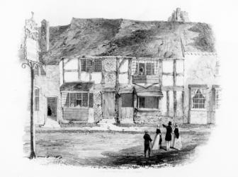 The Birthplace of Shakespeare (engraving) | Obraz na stenu