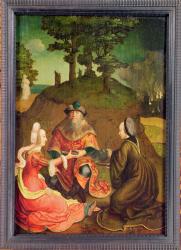 Lot's daughters make their Father drink Wine, c.1508-15 (oil on oak) | Obraz na stenu