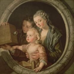 The Magic Lantern, 1764 (oil on canvas) | Obraz na stenu