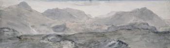 View from the Top of Honister Crag (watercolour) | Obraz na stenu