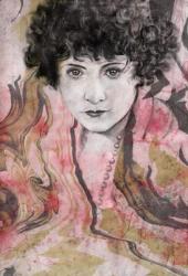 Ziegfeld Girl, 2015 (pencil, watercolour, charcoal) | Obraz na stenu
