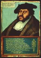 Portrait of John I (1468-1532) the Steadfast, Elector of Saxony, c.1533 (oil on panel) | Obraz na stenu