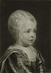 James II (1633-1701) as a Child (engraving) | Obraz na stenu