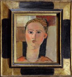 Girl with red hair, 1915 (oil on canvas) | Obraz na stenu