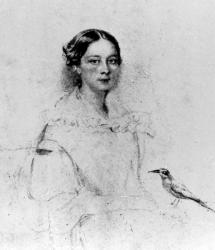Portrait of Emily Shore (1819-1839), 19th Century (drawing) | Obraz na stenu