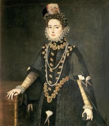 Infanta Catalina Micaela, Duchess of Savoy (1567-97), daughter of Philip II of Spain (1556-98) and Isabella of Valois (1545-68), married Charles Emmanuel, Duke of Savoy, 1585 | Obraz na stenu