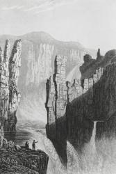 Wilberforce Falls estimated at 250 feet high, 1823 (engraving) | Obraz na stenu