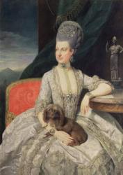 Archduchess Maria Christine Habsburg-Lothringen (1742-98), daughter of Empress Maria Theresa of Austria (1717-80) and Emperor Francis I of Austria (1742-98), 1776 | Obraz na stenu
