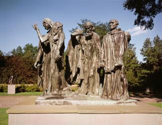 The Burghers of Calais (bronze) | Obraz na stenu