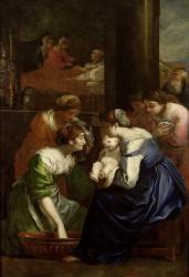 The Birth of the Virgin, c.1620 (oil on canvas) | Obraz na stenu